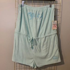 Juicy Couture x Forever21 terry cloth romper size L NWT